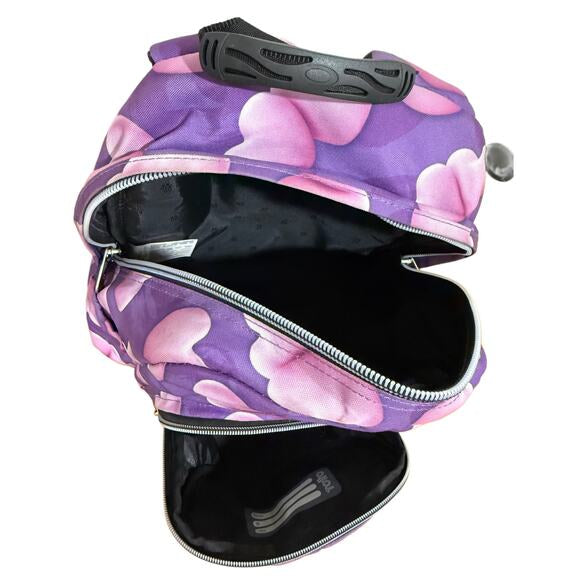 Kipling Bag pack mid sized in purple & Pink