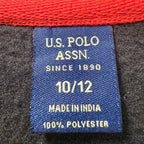 US Polo jacket in size 10/12 Grey and black