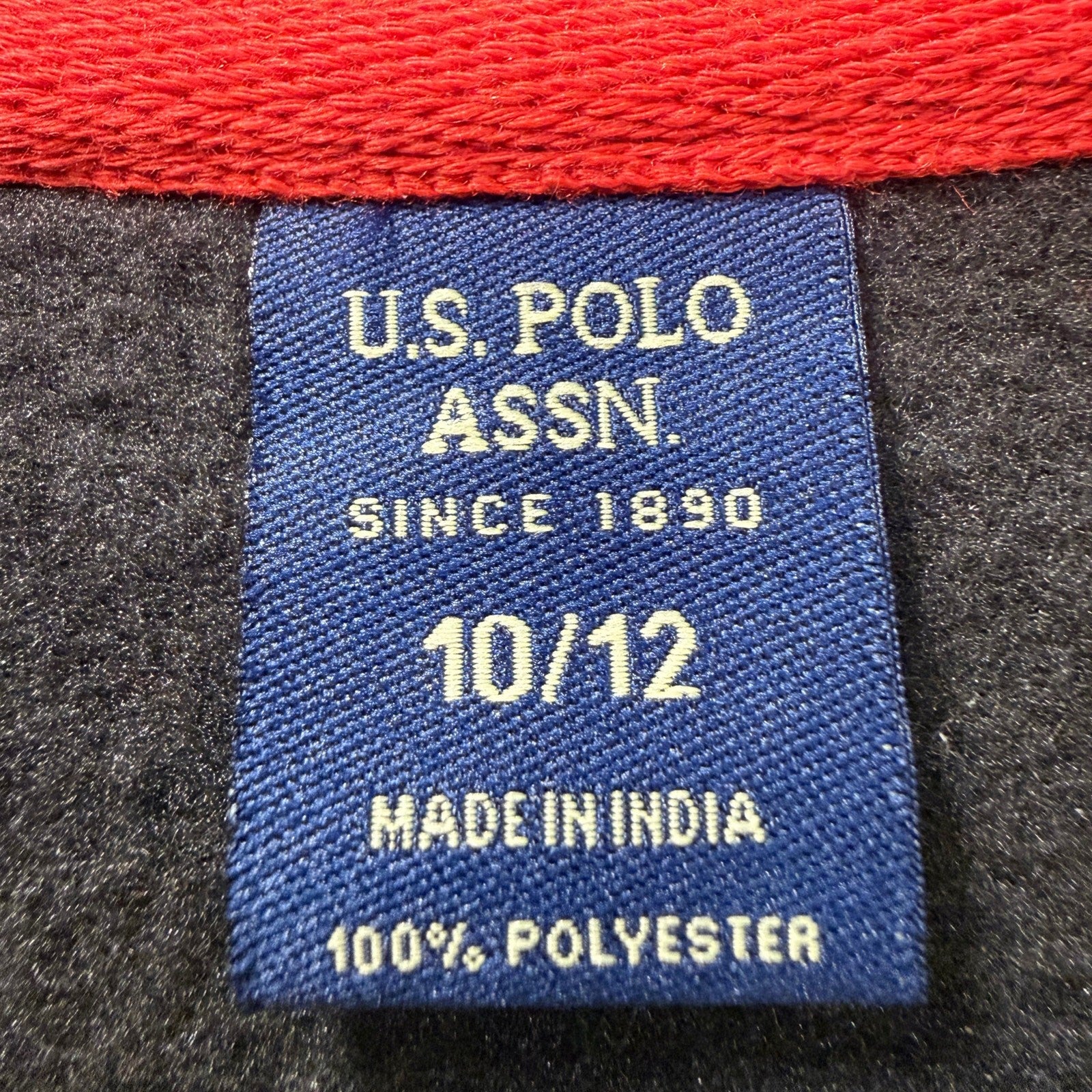 US Polo jacket in size 10/12 Grey and black