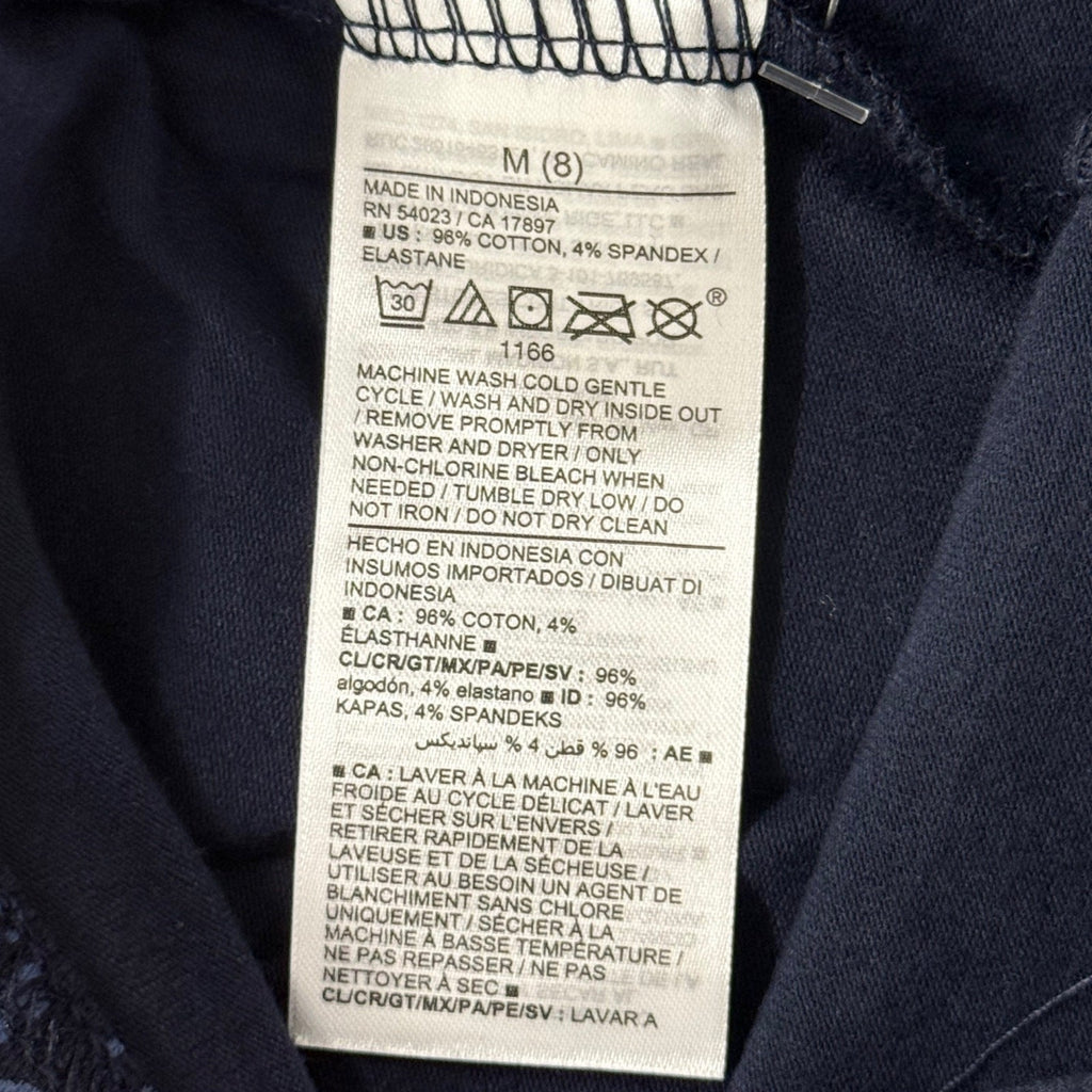 Girls Old Navy casual pants. New! navy color with blue flowers size M (8)