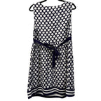 JoJo Maman Bébé Polka Dot Print Dress Navy/White Size 14