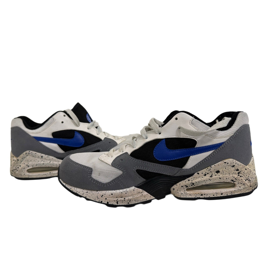 Nike Air Sneakers Gray White Blue Size US 9 / EU 42.5 Retro Running Style