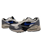 Nike Air Sneakers Gray White Blue Size US 9 / EU 42.5 Retro Running Style