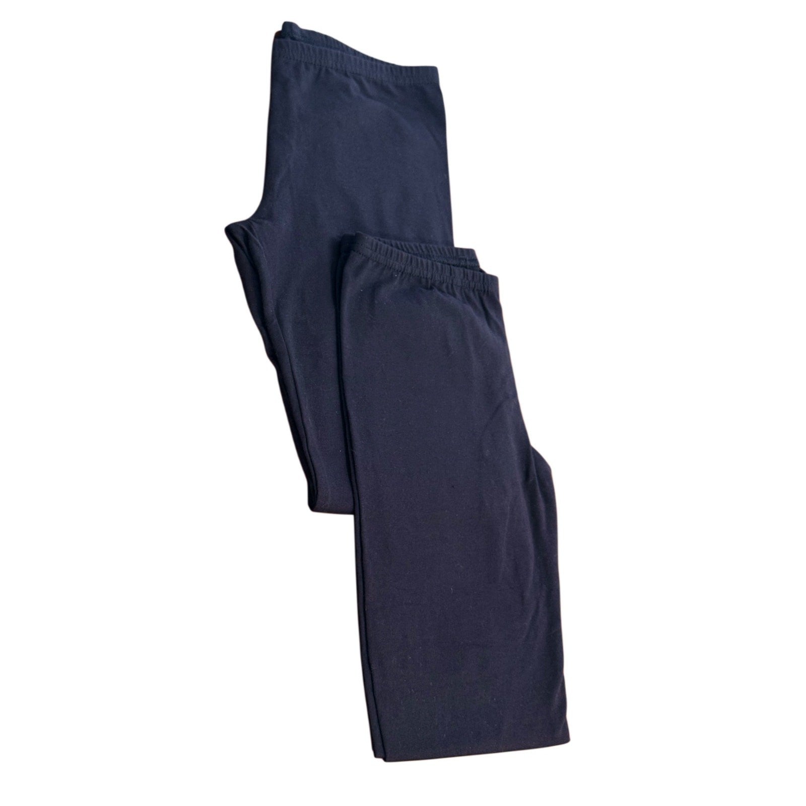 Girl. M (8) pack of two navy leggings by Hanes