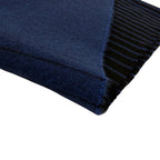 Allen Edmonds Men’s scarf 100% wool in stripe black and navy