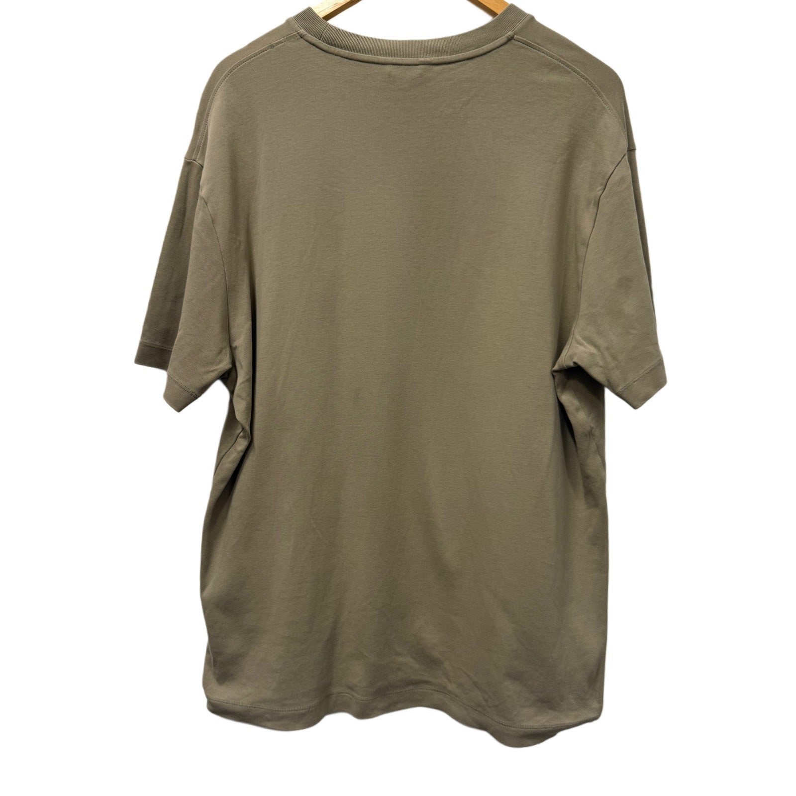 Massimo Dutti Men's grey knit top in size XL