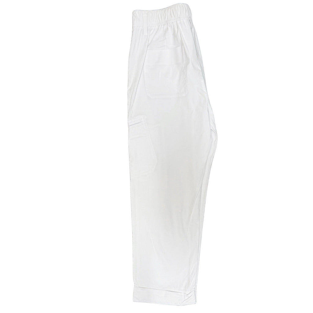 VINCE. LINEN MIX WHITE WOMAN'S PANTS SIZE L