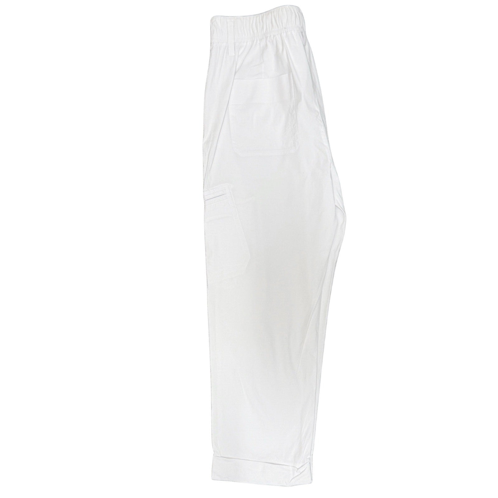 VINCE. LINEN MIX WHITE WOMAN'S PANTS SIZE L