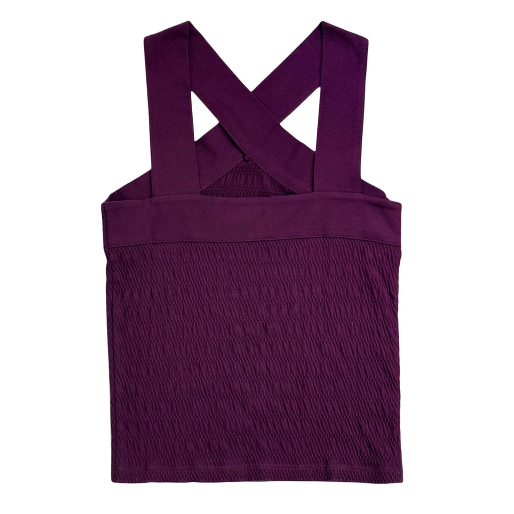 Loft purple  medium size knit sleeveless top for woman brand New