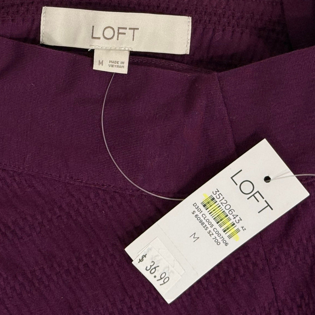 Loft purple  medium size knit sleeveless top for woman brand New