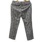 Ann Tylor woman's black and white cotton pants