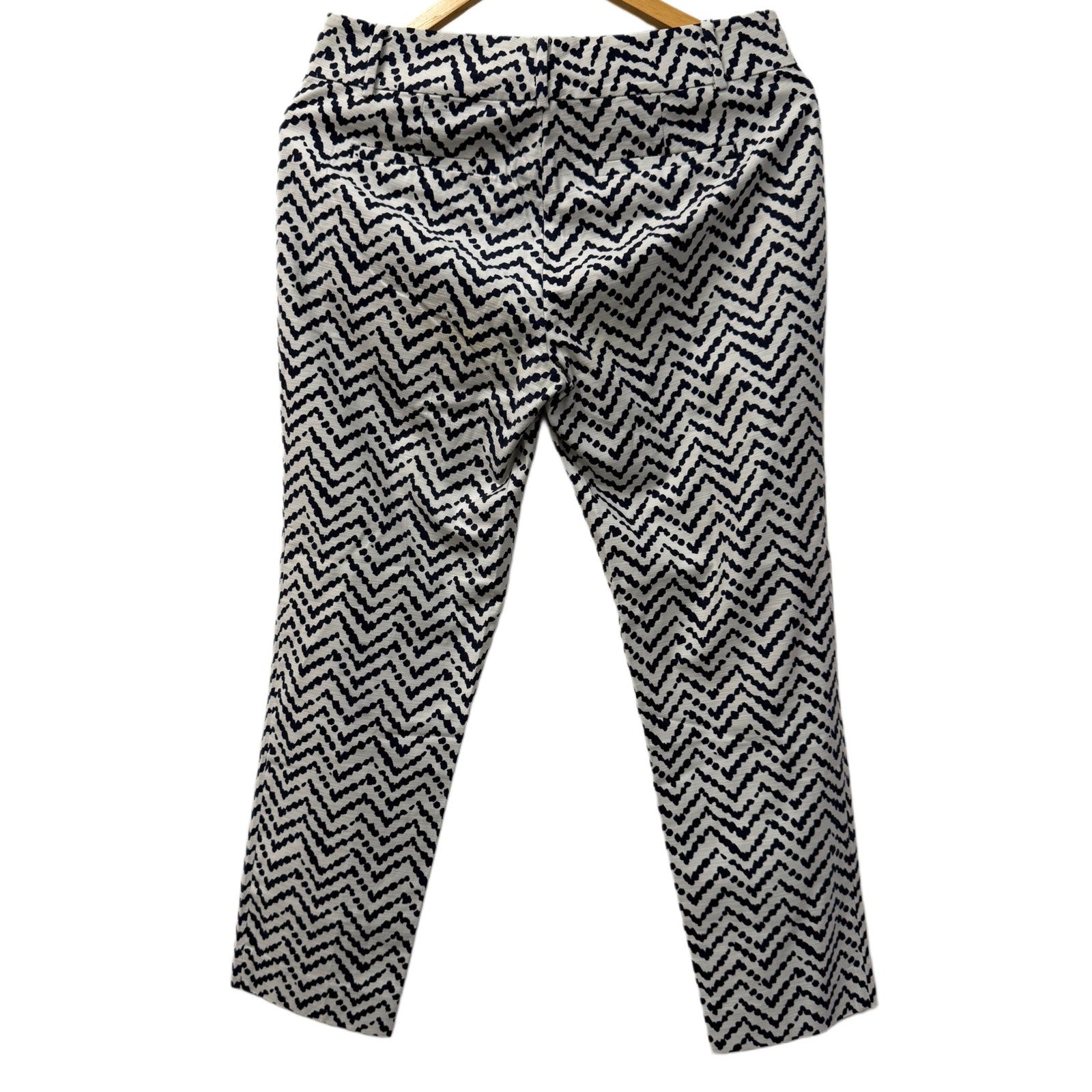 Ann Tylor woman's black and white cotton pants