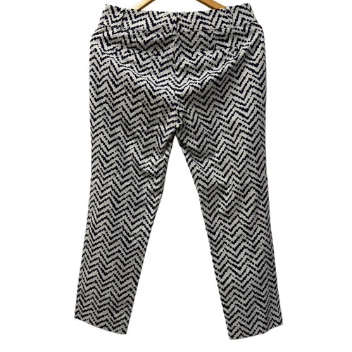 Ann Tylor woman's black and white cotton pants