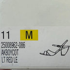 ANN KLIEN FLEX RED WEDGES SIZE 11 M NEW