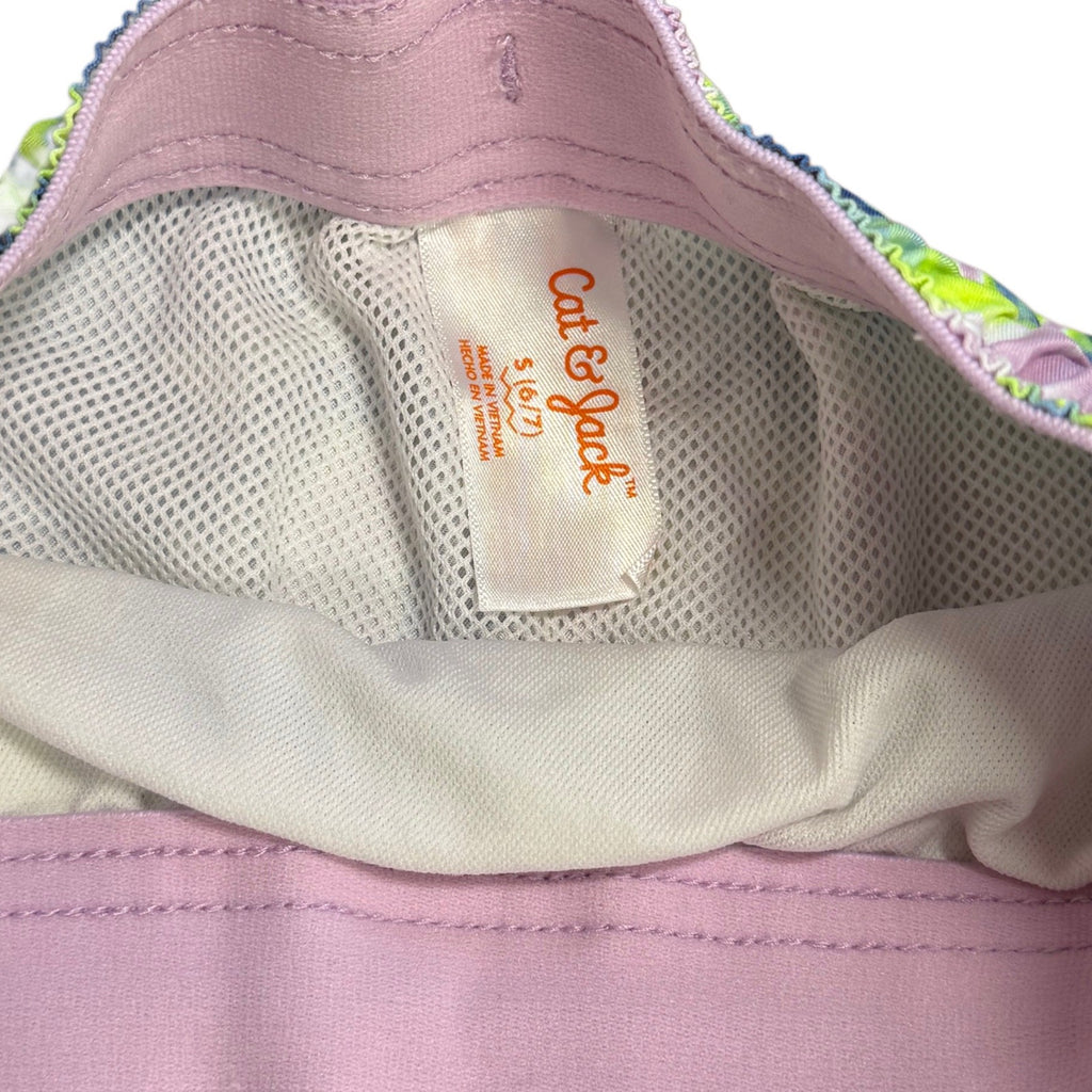 Cat & Jack kids swim trunks in size S 6/7 multicolor