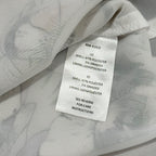 C&E woman short sleeve black and grey floral shirt