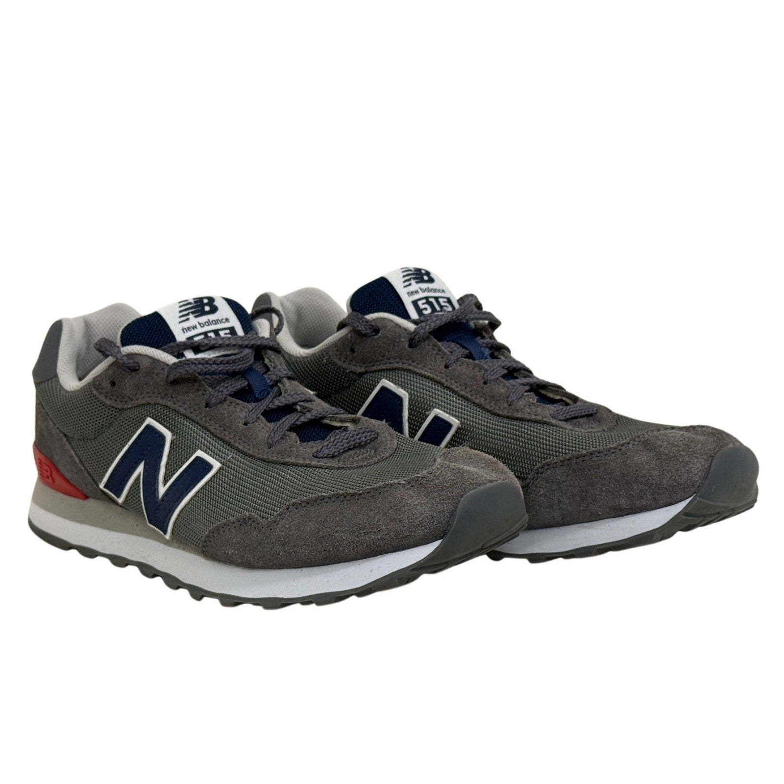 New Balance 515 Unisex Sneakers Gray Navy ML515UGG Size 9.5 Men / 11 Women