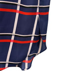 Banana republic blue, red and white checkered woman' XS blouse