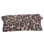 Jennifer Lopez wrap around scarf in leopard print grey