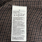 Gap cropped fitted in flannel in checkered pattern size M