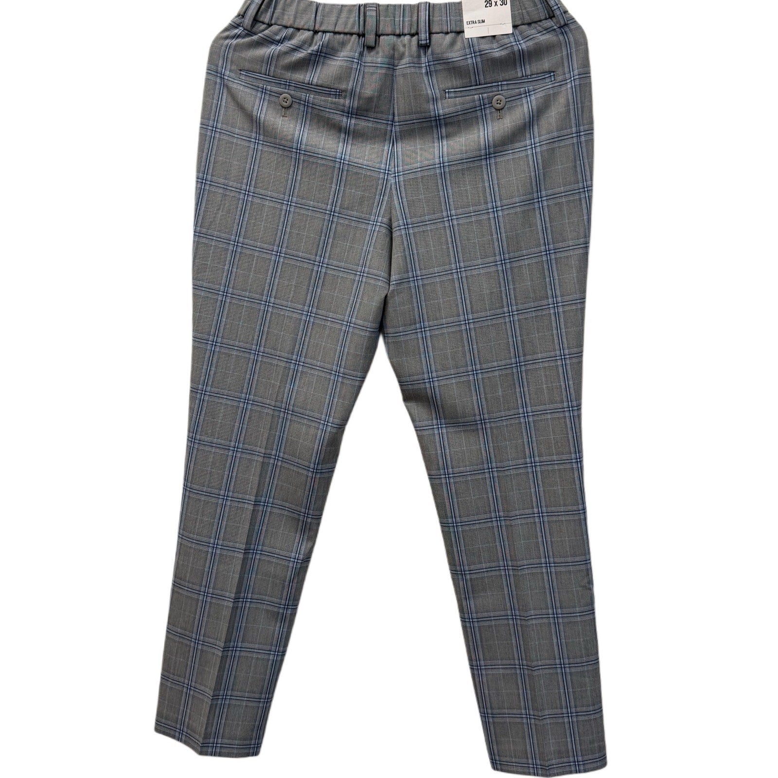 Express woman's checkered blue and grey woman's pants in size  29/30