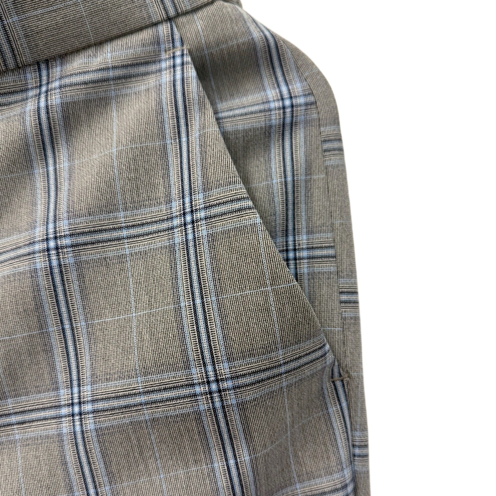 Express woman's checkered blue and grey woman's pants in size  29/30