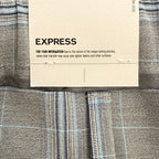 Express woman's checkered blue and grey woman's pants in size  29/30