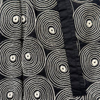 Floreat mini skirt in black and white circle pattern size 4