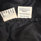 Frank Usher Black Vintage Black Silk Beaded Jacket Men Size L