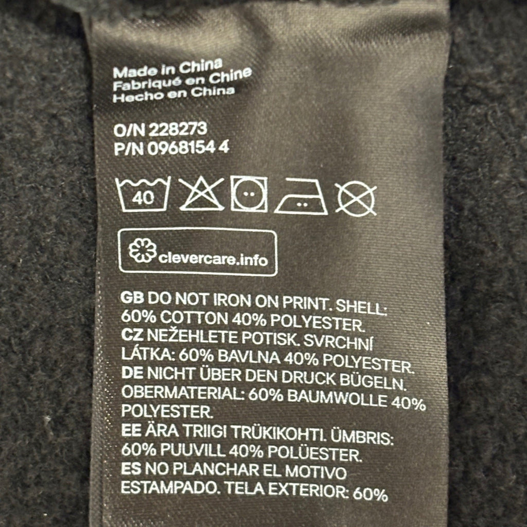 Women XS H&M Seattle Jersey top in black-grey