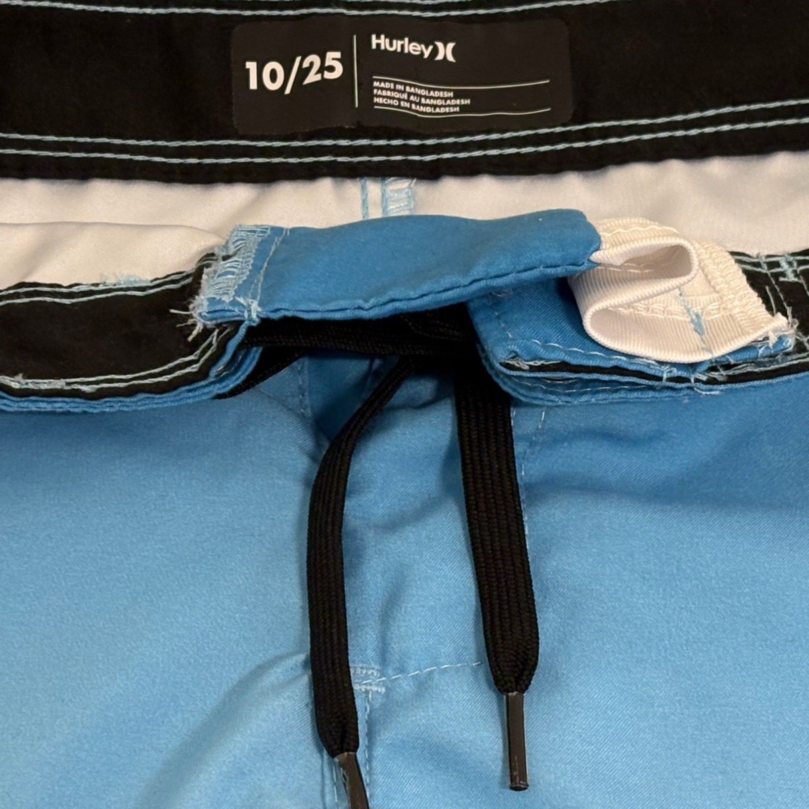 Boy's Hurley swim trunks in size 10/25 in blue
