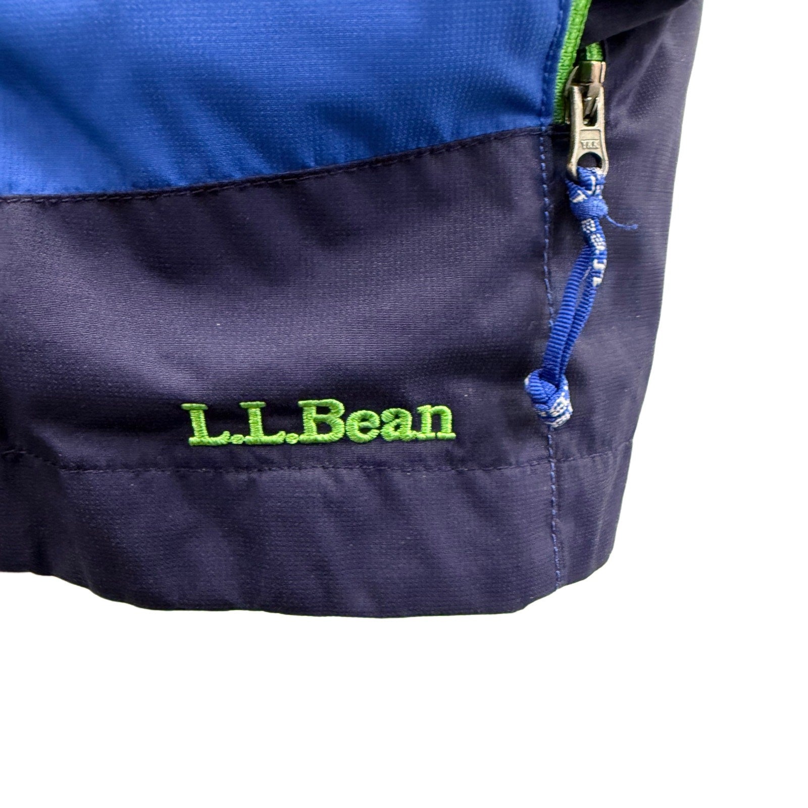 L.L. Bean Men's Rain coat with fleece lining in Royal Blue