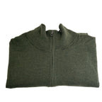 Brooks Brothers grey zipper men's cardigan
