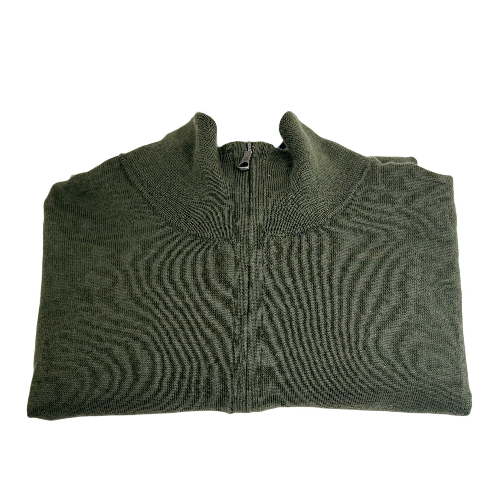 Brooks Brothers grey zipper men's cardigan