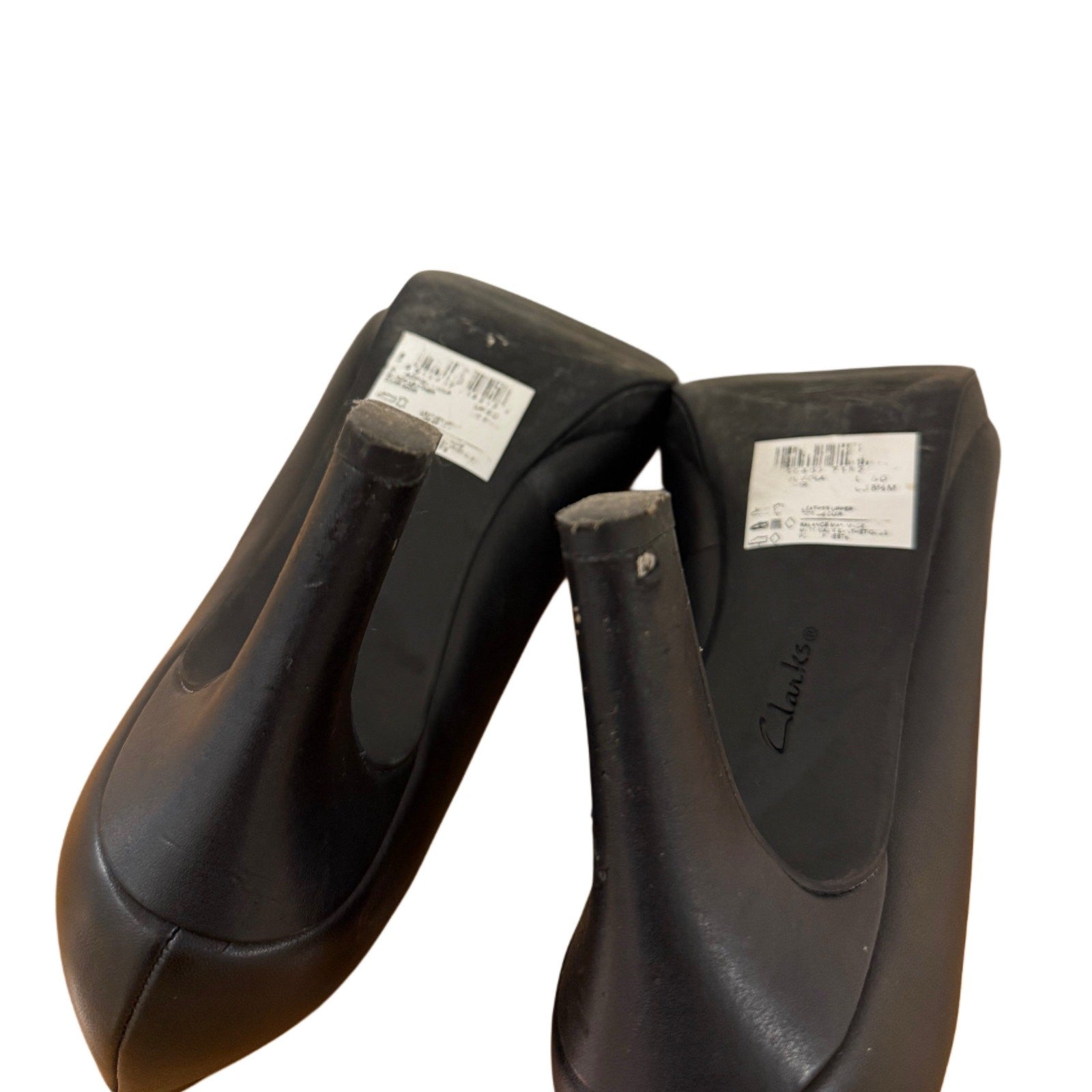 Clarks Woman's black heels for woman in size 8 1/2