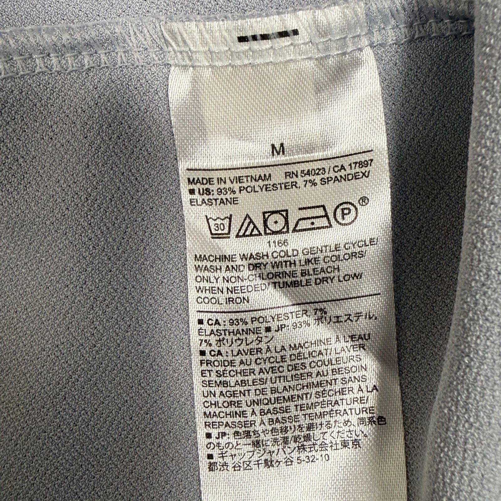 Banana Republic blue grey woman's top in medium