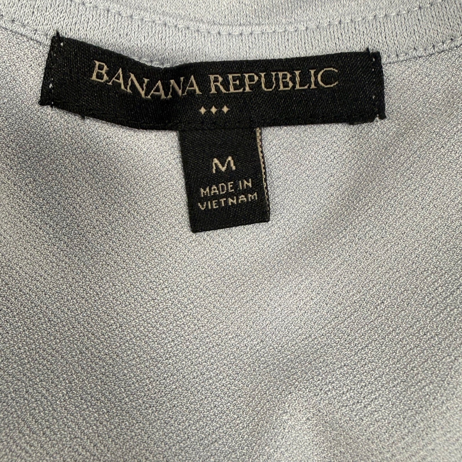 Banana Republic blue grey woman's top in medium