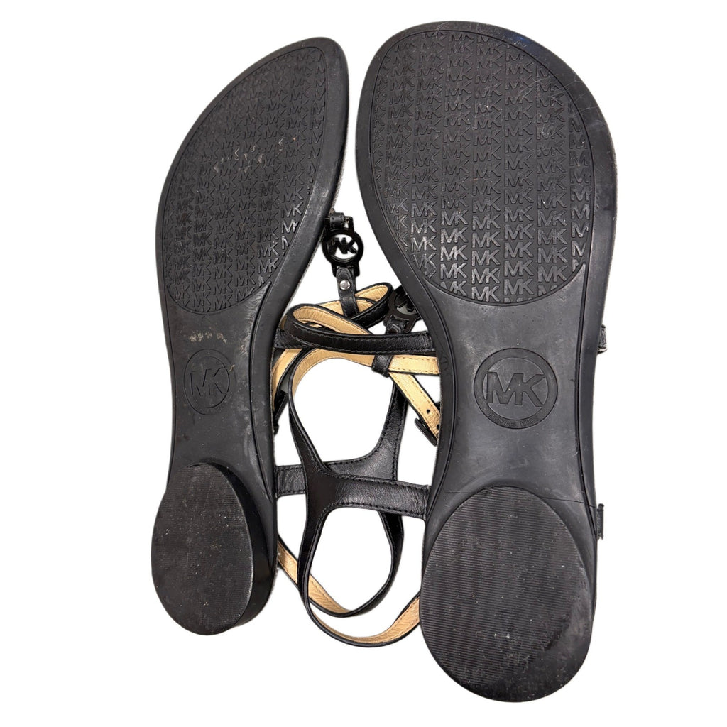 Michael Kors black sandals in size 9 for women
