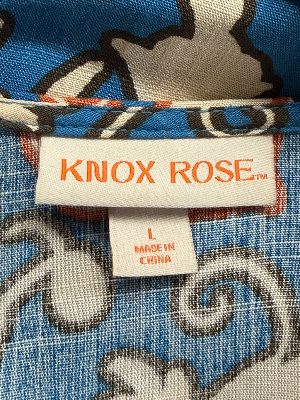 Blue Floral Print Wrap Maxi Dress KNOX ROSE