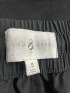 Lou & Grey Athletic Drawstring Shorts with Zip Pockets Black