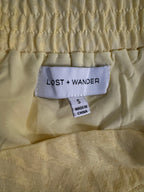 Lost + Wander Jacquard Maxi Skirt Yellow S