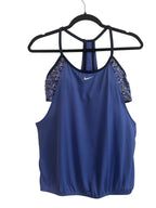 Nike Dri-FIT Athletic Tank Top Racerback Blue Purple