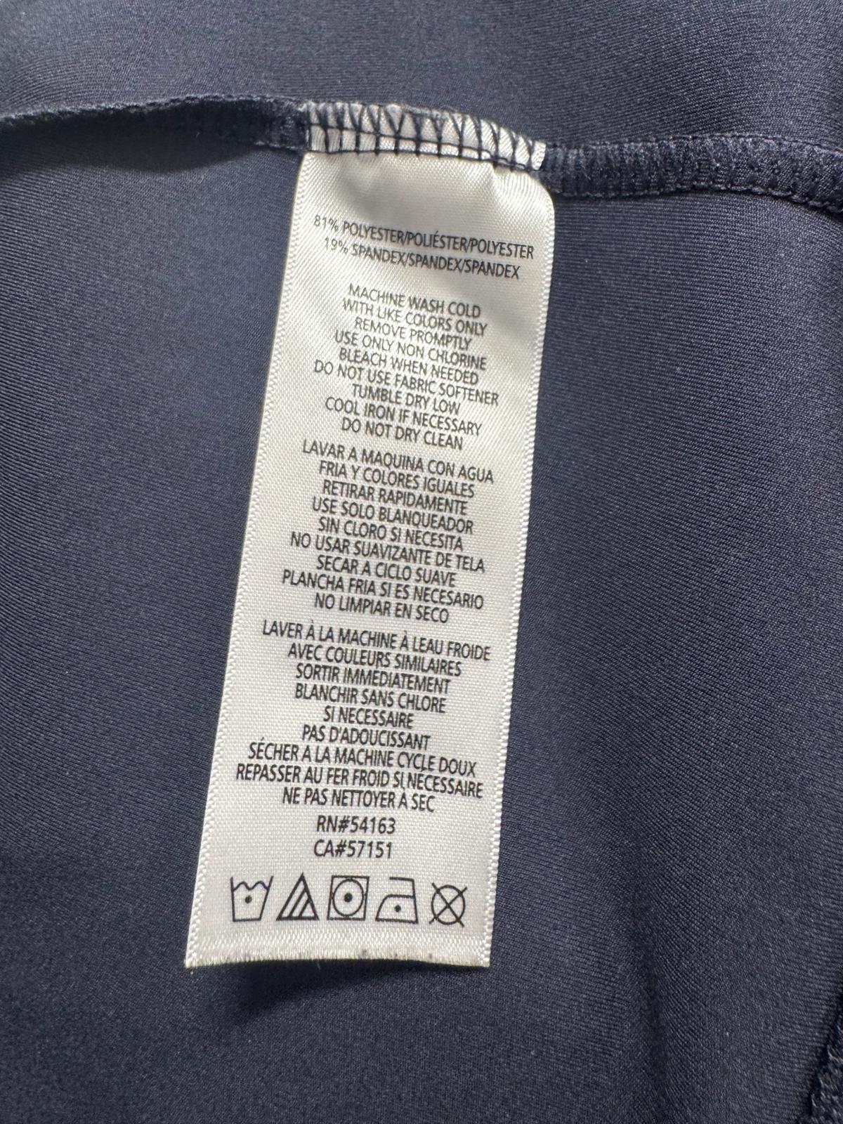 Navy Calvin Klein Performance Stretch pants and zip-up sweatshirt set