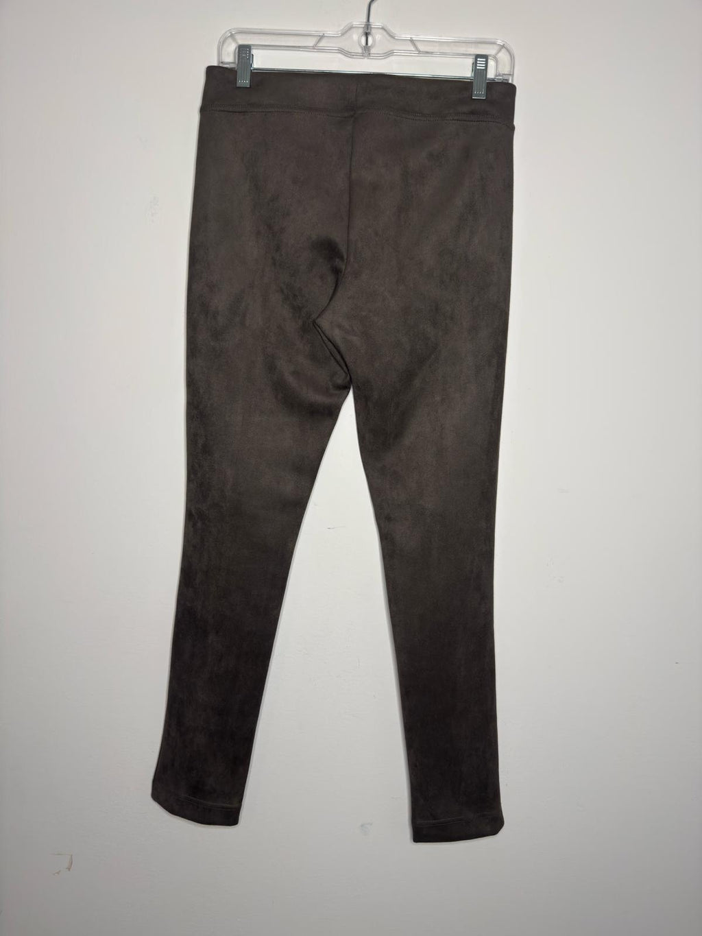 Calvin Klein Faux Suede Slim Leggings Dark Brown XS