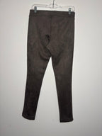 Calvin Klein Faux Suede Slim Leggings Dark Brown XS