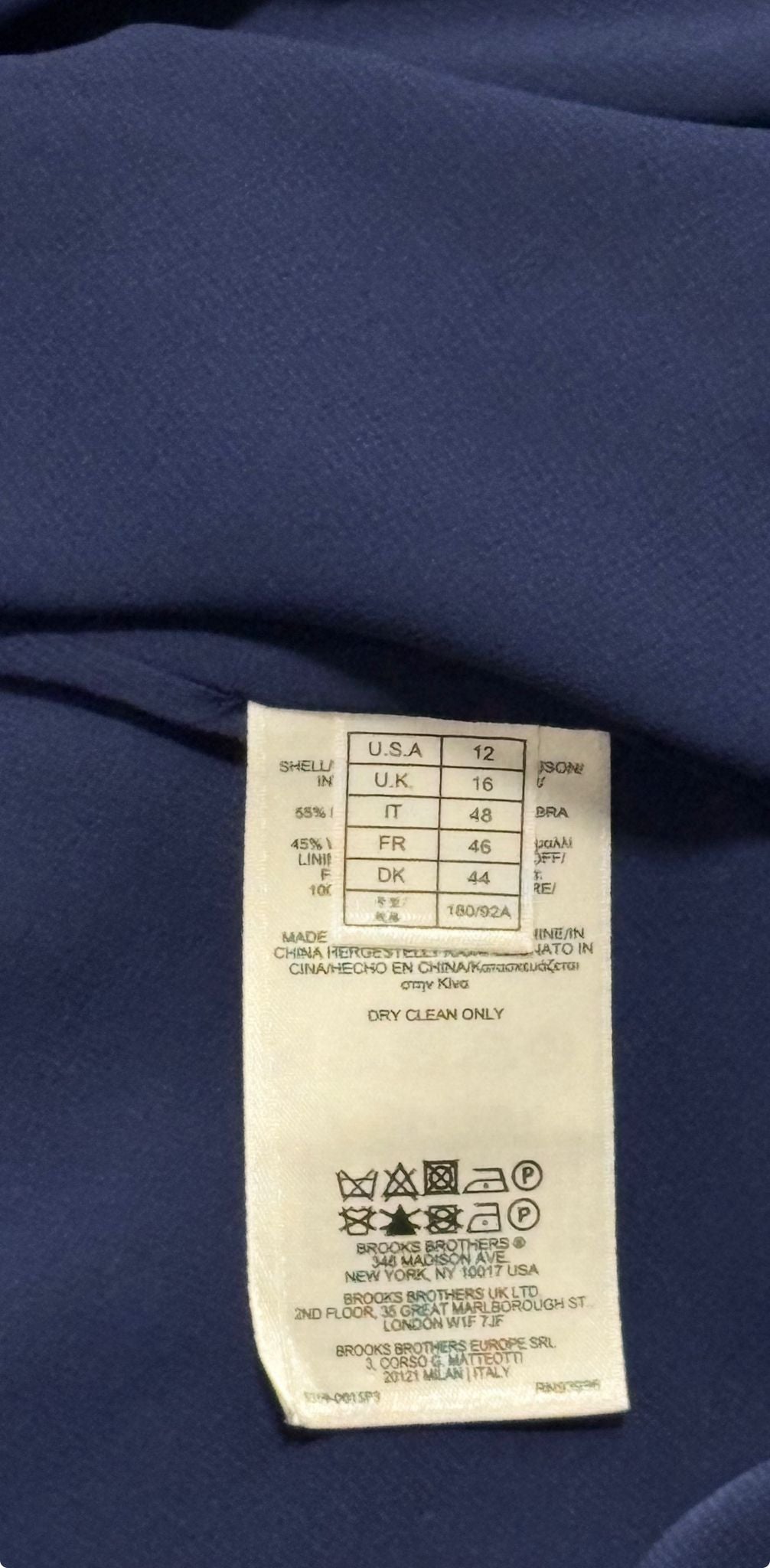 Brooks Brothers Linen Blend Cap-Sleeve Sheath Dress Navy