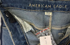 American Eagle Kids Skinny Jeans Medium Blue Side Stripe