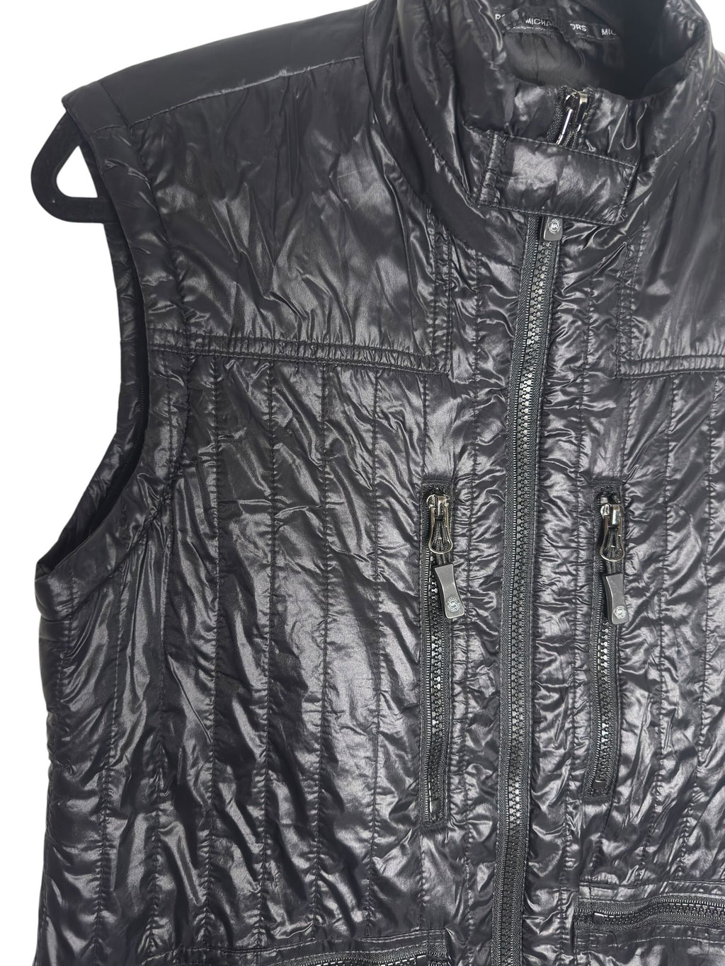 Michael Kors Quilted Puffer Vest Black
