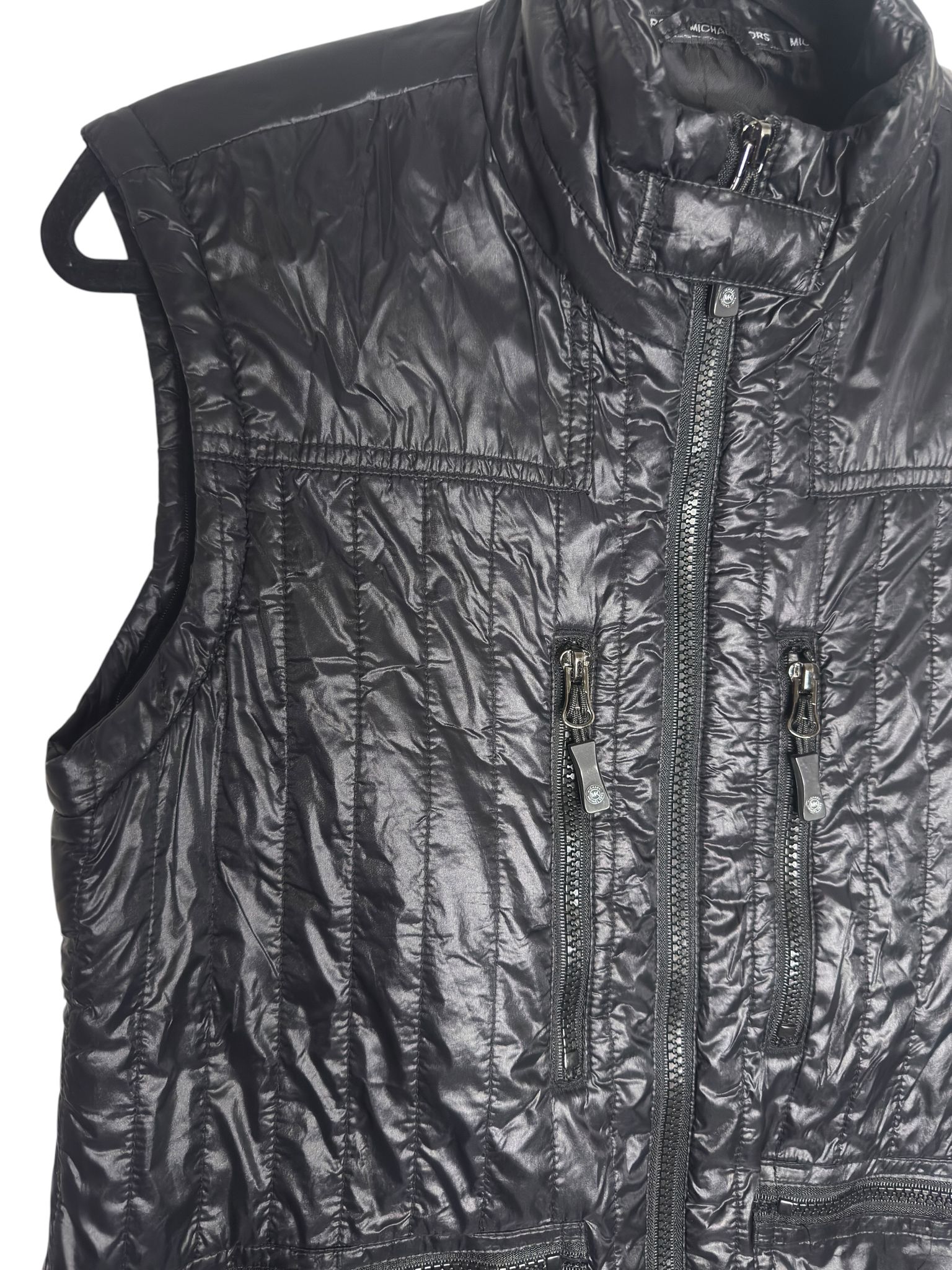 Michael Kors Quilted Puffer Vest Black