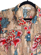 Multicolor Floral Print Polyester Top